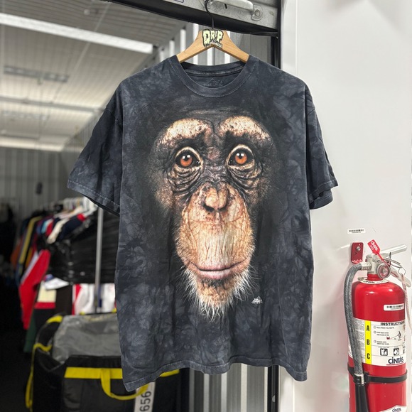 The Mountain Chimpanzee T-Shirt Tie Dye 2013 Men's Size Large Graphic Tee - Picture 1 of 6
